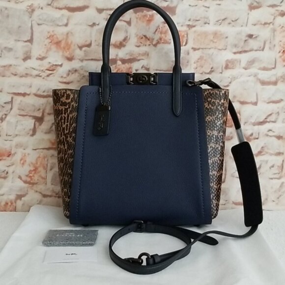 New Coach 1941Troupe Colorblock Tote Bag - Picture 1 of 9